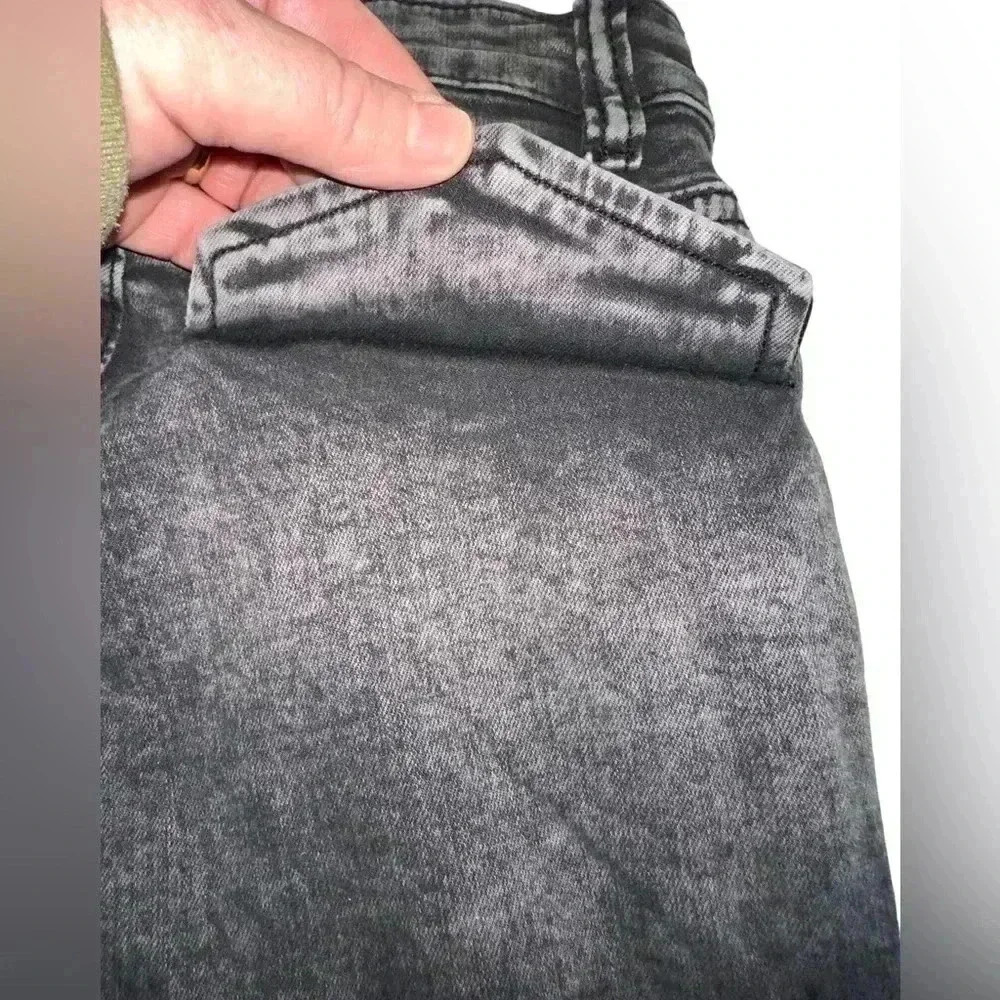 Easel Los Angeles size small black acid wash skinny‎ jean jegging. - Picture 4 of 11